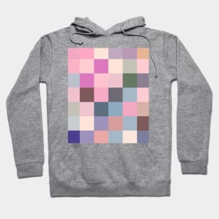 Patchwork, Pastel, Multi Colour Hoodie